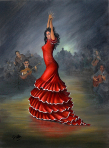 Flamenco Dancer by Mai Griffin