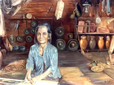 Long Hut Woman - Brunei in the Eighties by Mai Griffin