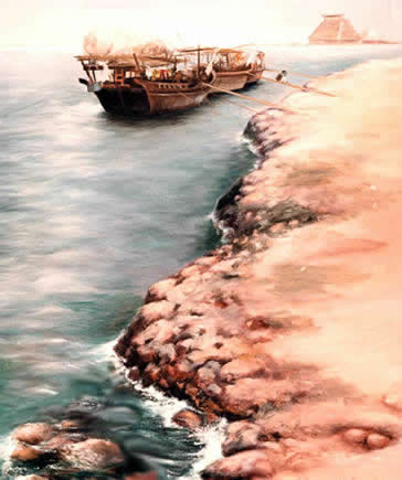 Qatar Dhows - Qatar in the Eighties by Mai Griffin