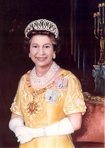 Queen Elizabeth II by Mai Griffin