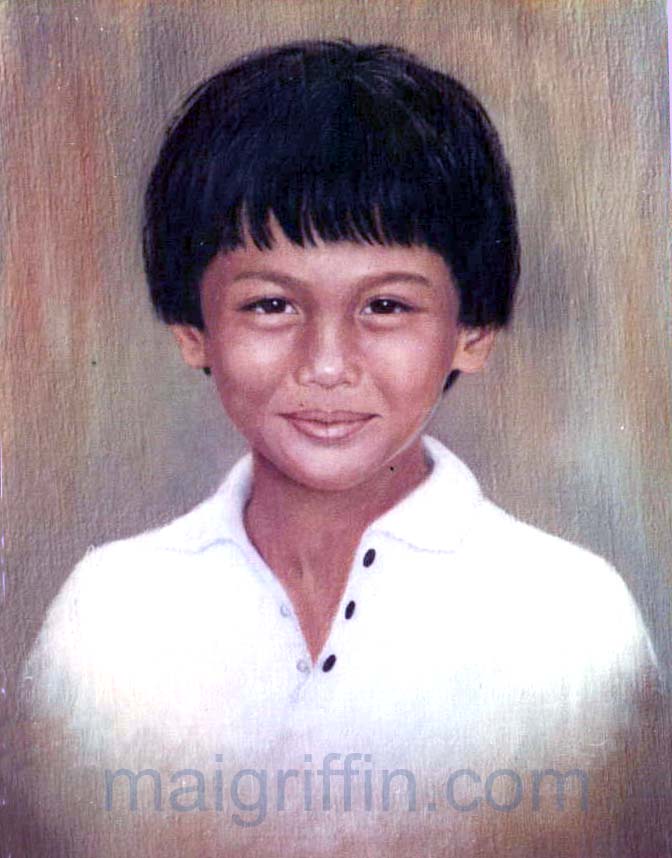 Portrait (Brunei c. 1980) by Mai Griffin