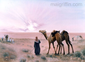 Camel Dawn by Mai Griffin