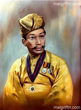 The Late Sultan Tajuddin of Brunei - Official Portrait by Mai Griffin