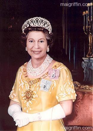 Queen Elizabeth II by Mai Griffin